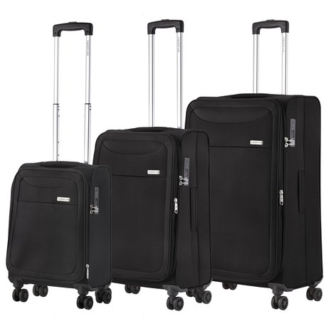 hoog Strikt Cadeau CarryOn Air Trolleyset Zachte Koffers 3pcs Kopen? - ByMetz.nl