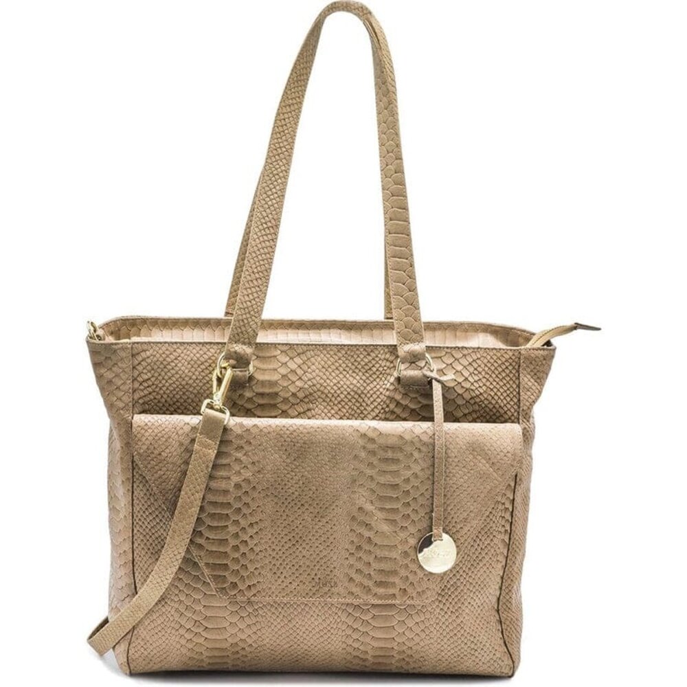 Mosz Laptoptas Denise 15 6 Jungle Taupe Kopen ByMetz