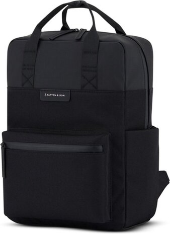 Kapten Son Rugzak Bergen Pro All Black 15 Inch Kopen ByMetz