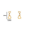 Day & Eve by Go Dutch Label 3 Hearts Earrings Day & Eve by Go Dutch Label 3 Hearts Earrings