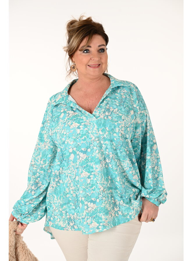 Turquoise blouse outlet