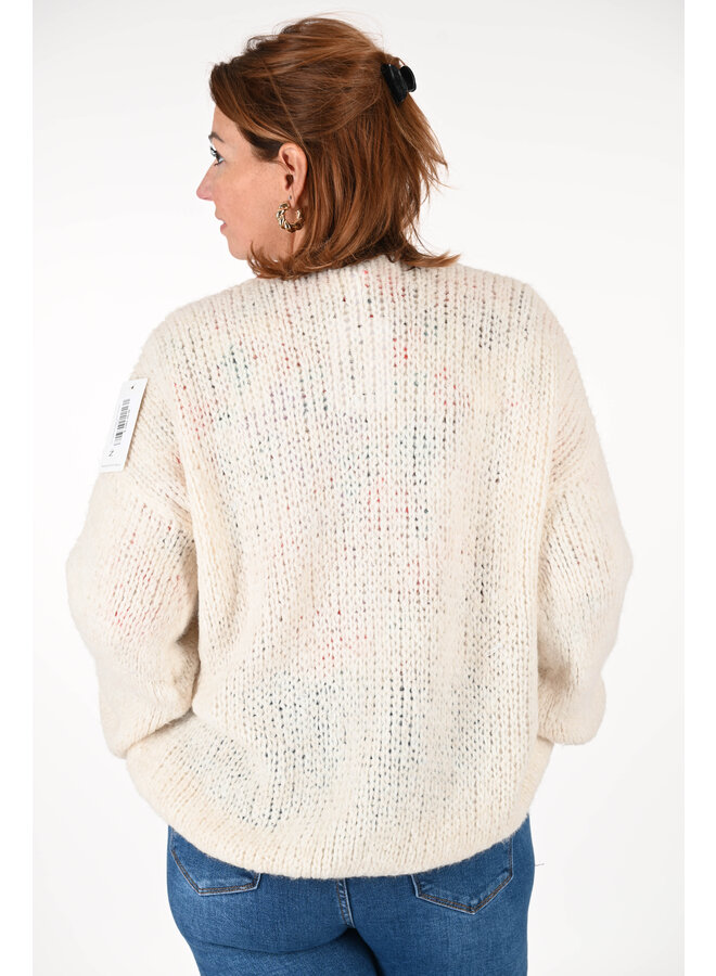 kort zwart gebreid vest