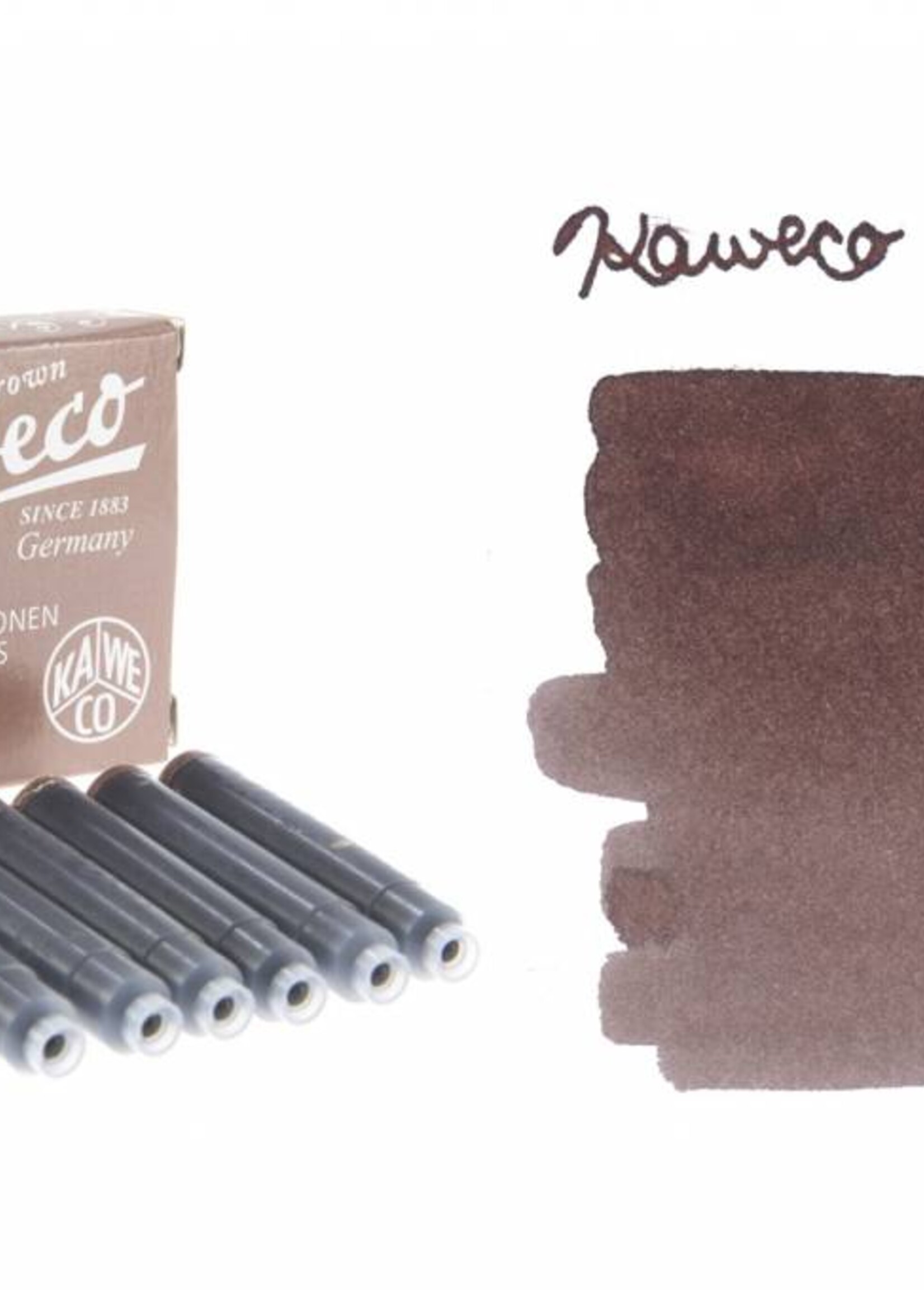 Kaweco Brown Ink Cartridges Pack of 7