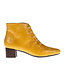 Square Feet Square Feet dames korte ritslaars elastiekjes geel krokodil print