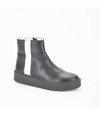 Wol gevoerde rits boots Ca Shott zwart leer - Squarefeet.nl