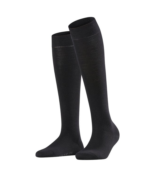 Falke knee socks soft merino Black