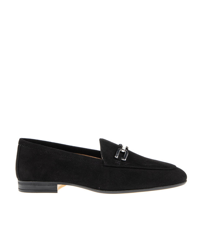 Loafer Unisa zwart suède - Squarefeet.nl