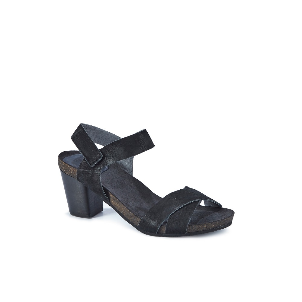 Dames hak sandaal Ca Shott zwart - Squarefeet.nl