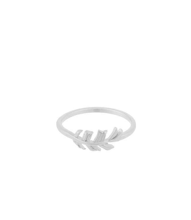 Leaf Ring Zilver Squarefeet Nl