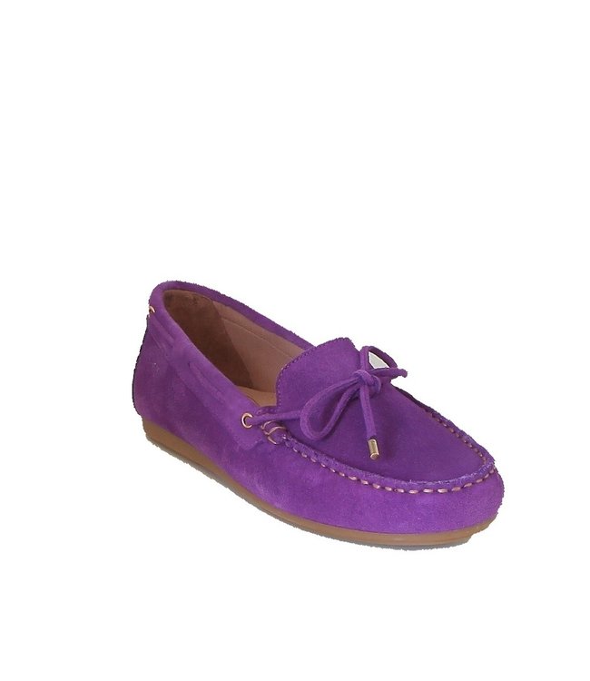 Giulia ladies moccasins lilac suede