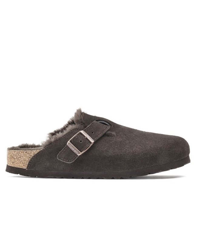 Slipper Birkenstock Boston Shearling Mocca - Squarefeet.nl