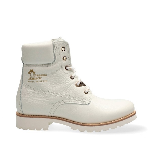 Veter boots Panama Jack wit leer - Squarefeet.nl