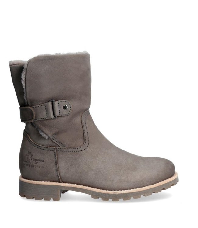 Mid boots Panama Jack Felia Igloo grey nubuck - Squarefeet.nl