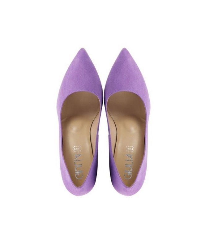 Giulia G8 pumps lila suède look