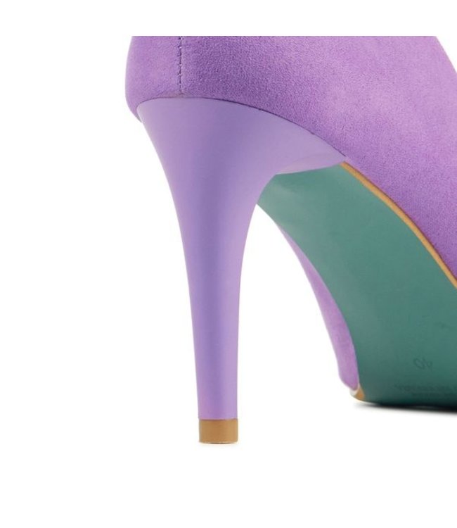 Giulia G8 pumps lila suède look