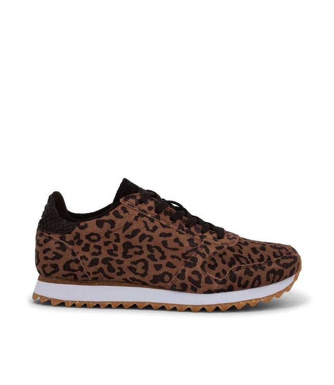 Woden Woden Ydun Suede Leopard brown sneakers