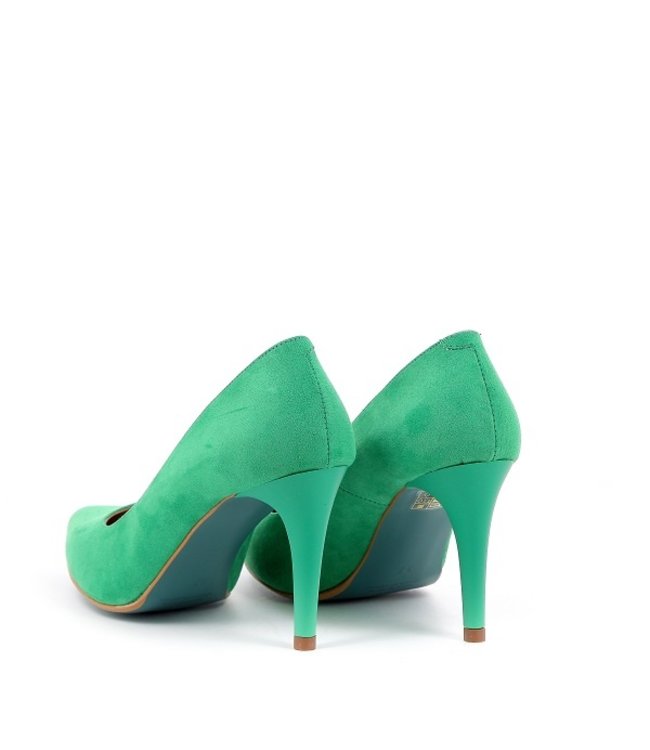 Giulia G8 pumps green suede look