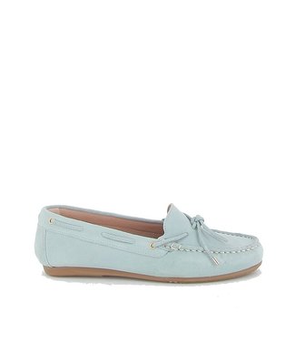 Giulia Giulia ladies moccasins light blue suede