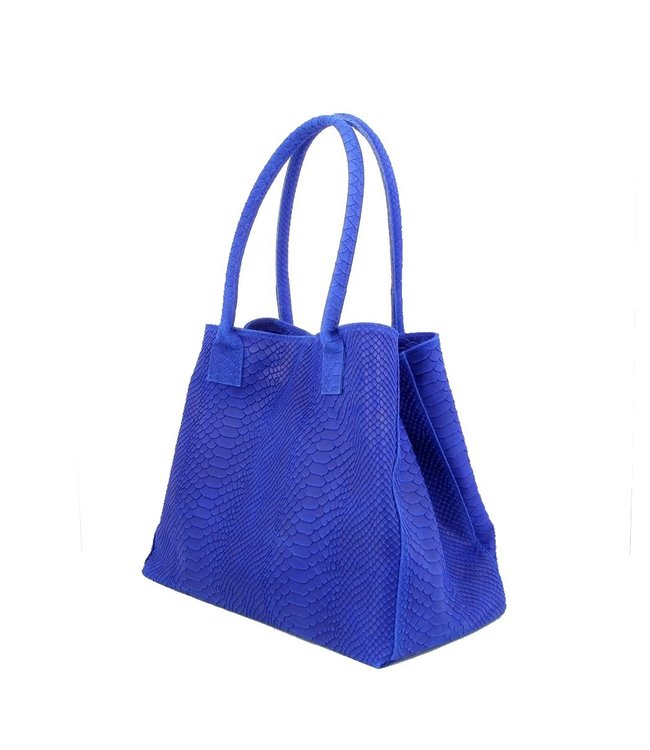 Zeen Bag ladies bag electric blue leather