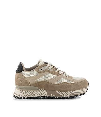 Woden Woden Sophie Marble taupe dames sneakers