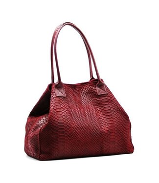 Zeen Zeen Bag ladies bag dark red leather