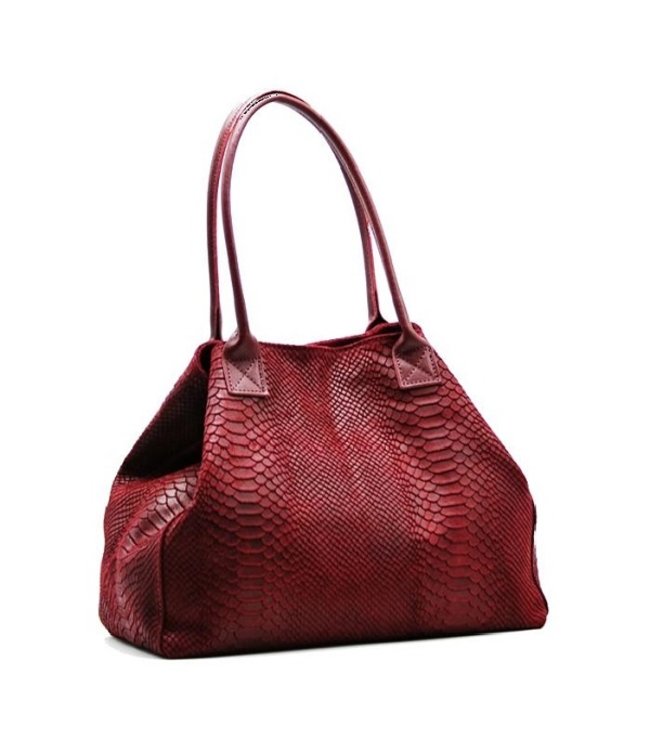 Zeen Bag ladies bag dark red leather