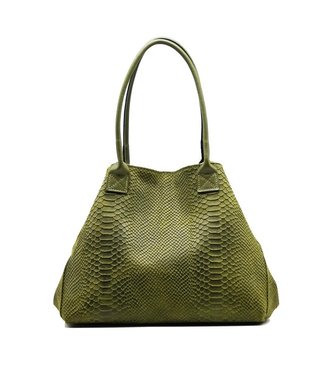 Zeen Zeen Bag ladies bag khaki green leather