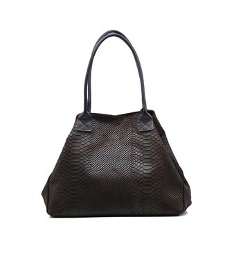 Zeen Zeen Bag ladies bag dark brown leather