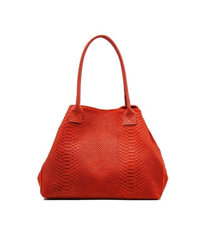 Zeen Bag ladies bag orange leather