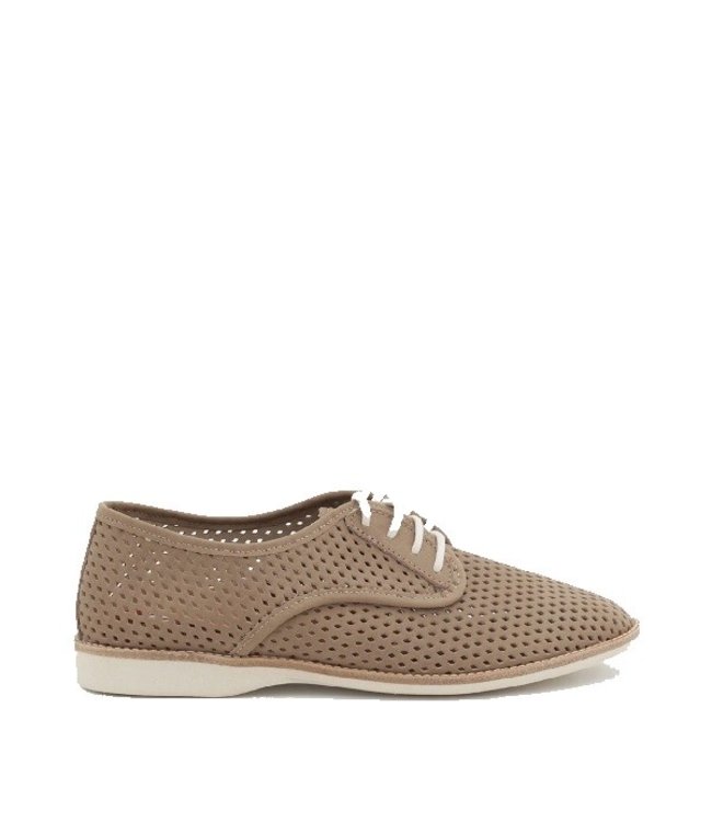 Rollie Rollie Derby Punch lace-up shoe taupe suede