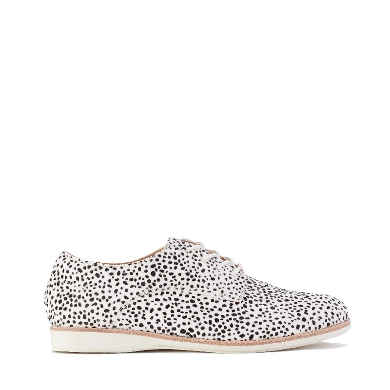 Women s lace up Rollie Derby Snow Leopard