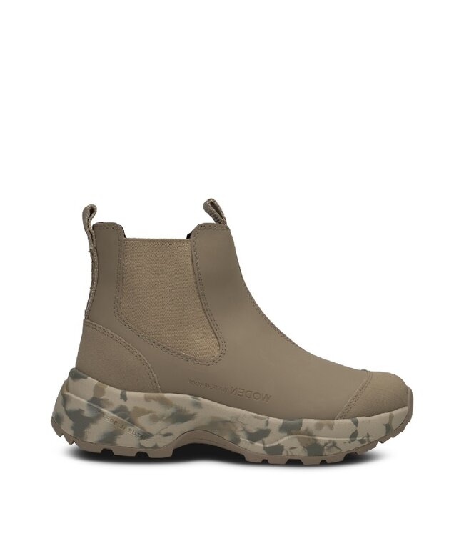 Woden Woden Siri Waterproof boots taupe camouflage