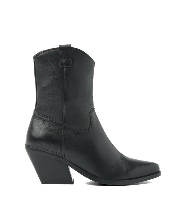 Lazamani Lazamani dames western boots zwart leer