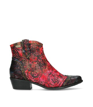 Laura Vita Laura Vita short western boot with floral print