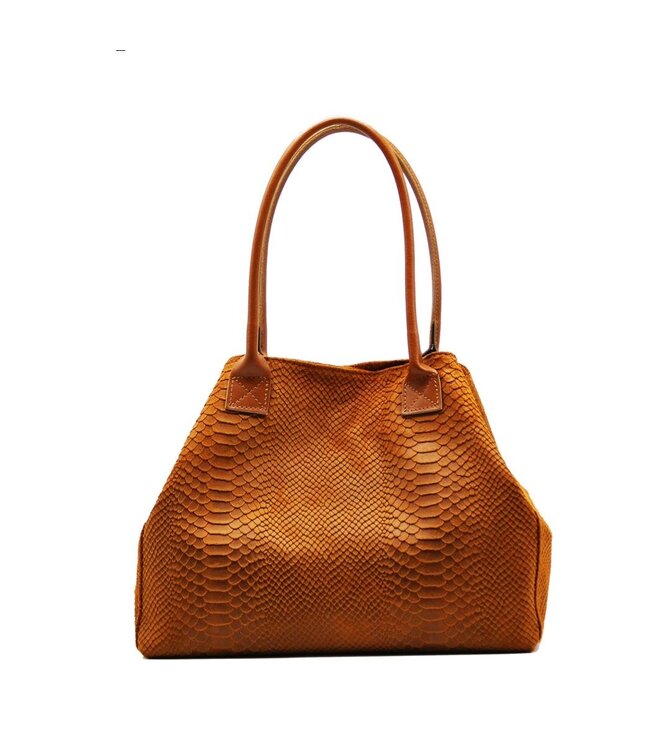 Zeen Bag damestas camel leer