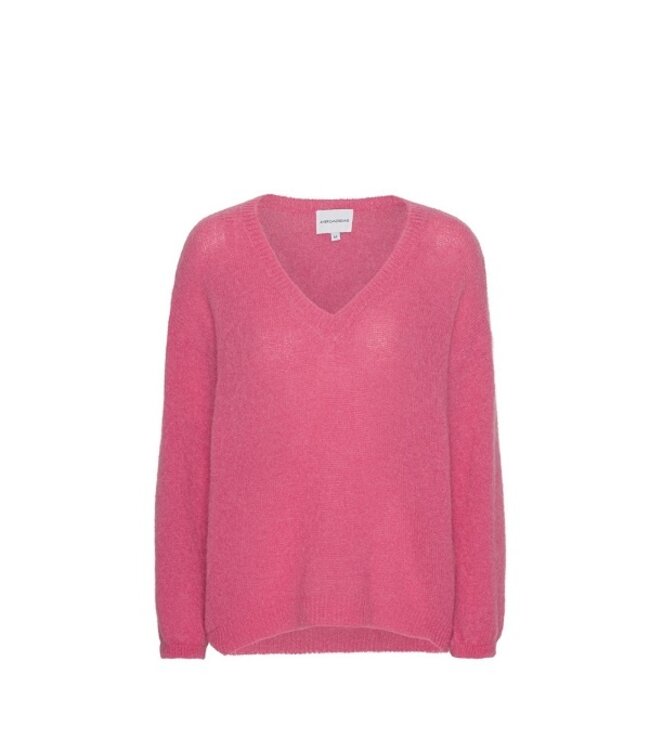 American Dreams American Dreams V Neck Knit Pullover Pink