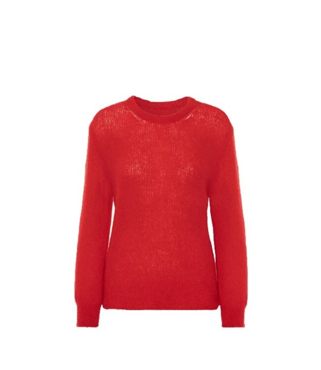 American Dreams American Dreams Ulla O Neck Knit Pullover Rood