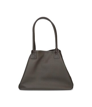 Zeen Zeen Lola ladies bag dark taupe leather