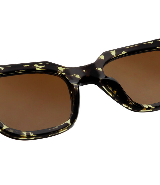 A. Kjaerbede Kaws Sunglasses Black/Yellow Tortoise