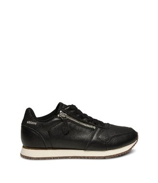 Woden Woden Ydun Zipper ladies sneakers black leather