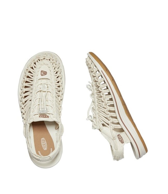 Keen Uneek dames sandalen beige canvas