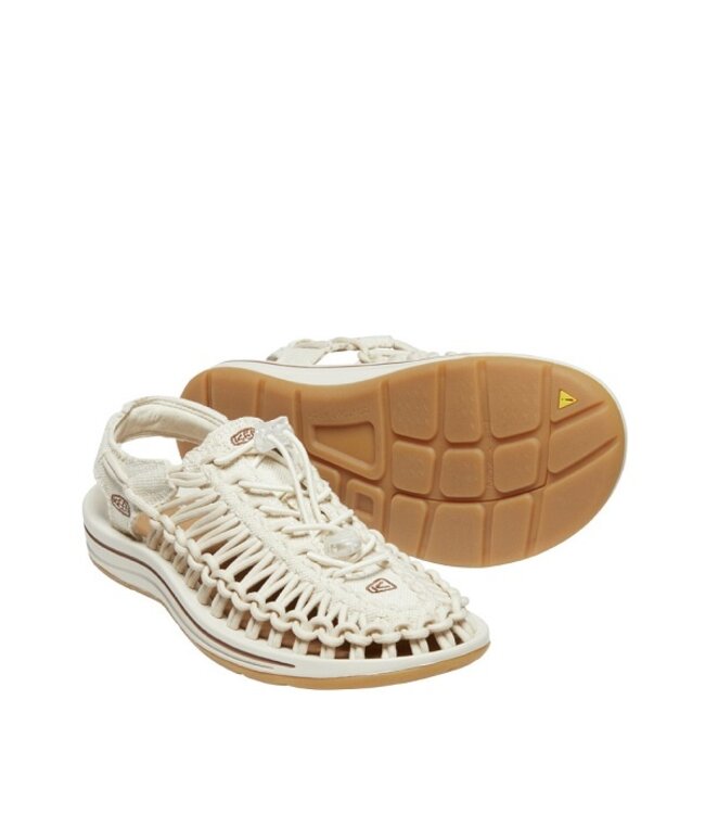 Keen Uneek dames sandalen beige canvas