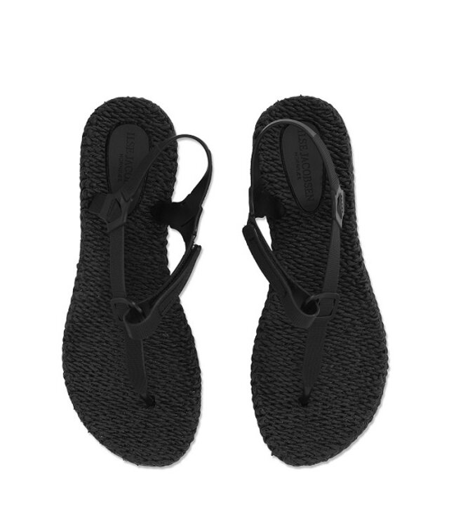 Ilse Jacobsen slippers with heel strap black