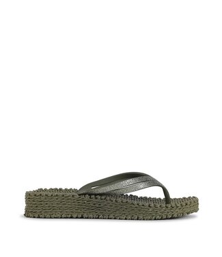 Ilse Jacobsen Ilse Jacobsen slippers with platform sole green