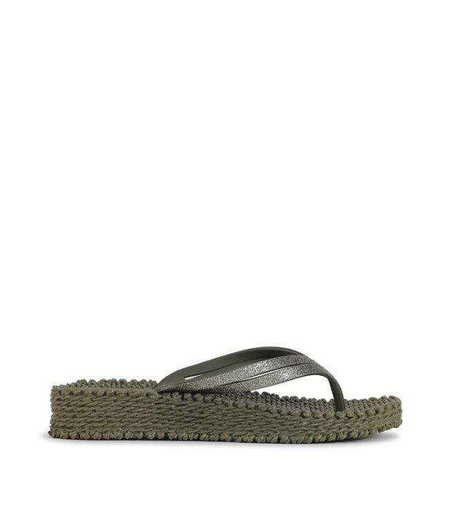 Ilse Jacobsen slippers with platform sole green