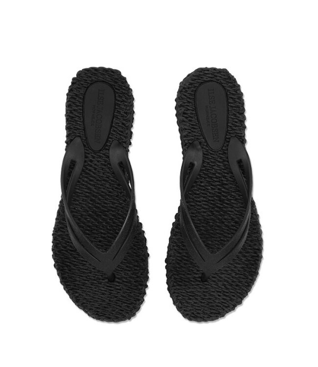 Ilse Jacobsen slippers met plateauzool zwart