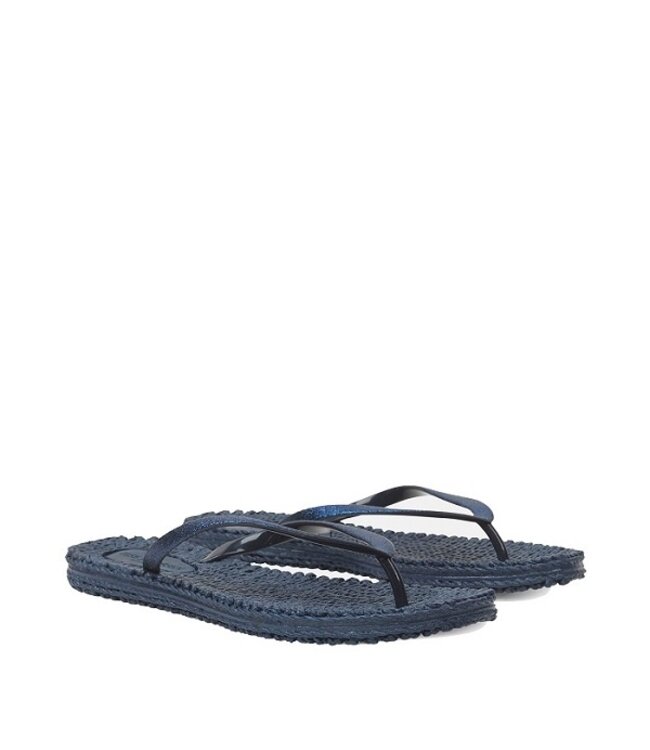 Ilse Jacobsen slippers with glitter dark blue