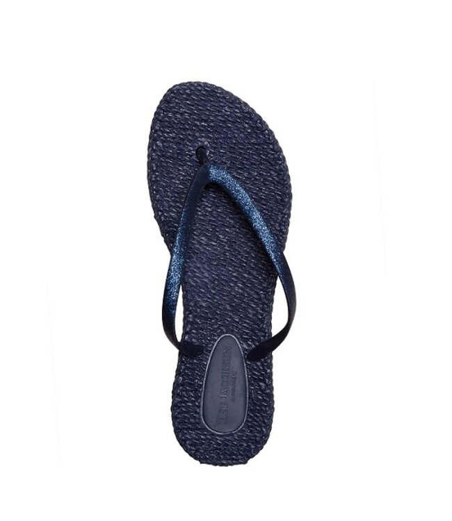 Ilse Jacobsen slippers with glitter dark blue