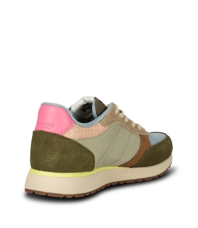 Woden Ronja stone multi dames sneakers