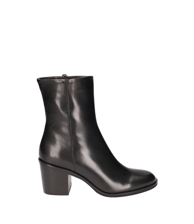 Julie Dee Julie Dee half-high zipper boot black leather